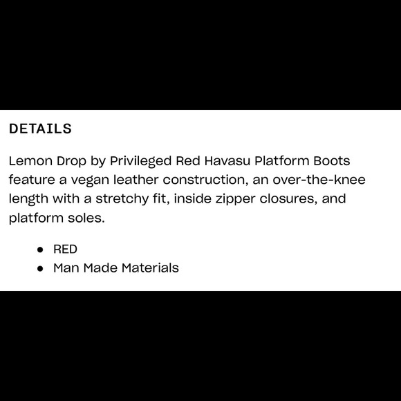 LEMON DROP RED PLATFORM BOOTS - Picture 6 of 6